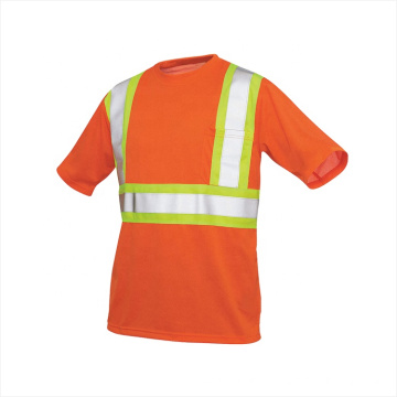 Hi vis safety reflective t-shirt custom shirt